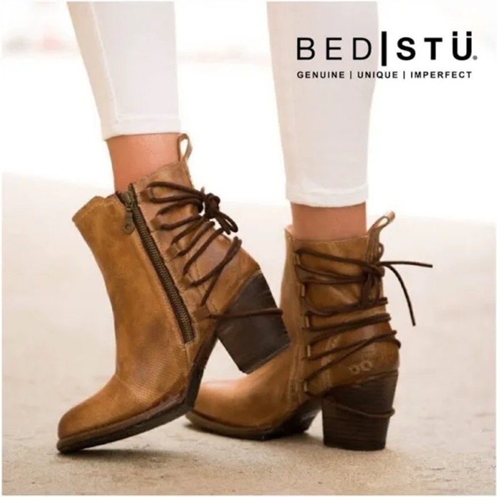 BED|STÜ Blaire Leather Ankle Boots